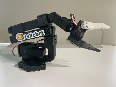 The SO-101 follower arm, photographed by its project.